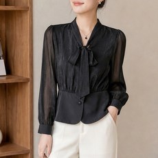 LUNA GIRL Breeze 蝴蝶結襯衫 L24SPBL121803