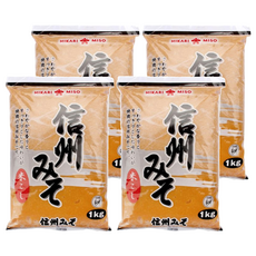 [Hikarimiso] 信州味噌, 1kg, 4包