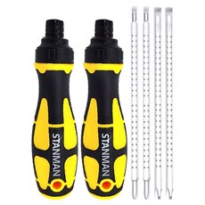 StanMan 長度可調磁性兩用棘輪螺絲起子, 2套