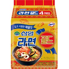 삼양라면 골드, 4개
