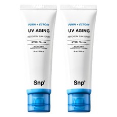Snp PDRN抗UV防曬精華 SPF50+ PA++++, 50ml, 2個