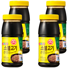 OTTOGI 不倒翁 大容量烤牛肉調味醬, 840g, 4罐