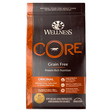 Wellness CORE 小型犬幼犬無穀乾糧, 新鮮火雞肉, 4lb, 1袋