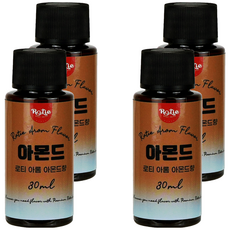 로티 아롬 아몬드향 식품 향료, 4개, 30ml