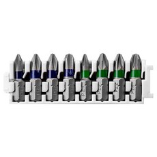 BOSCH 博世 台灣公司貨 Pick n Click 皮克力 PH/PZ型起子頭8件組, 1組