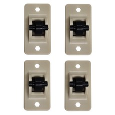 黏貼式迷你滑輪 Set 4個 耐重約8公斤 可左右滑動, 顏色隨機