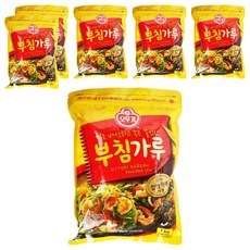 OTTOGI 不倒翁 煎餅粉, 1kg, 6個