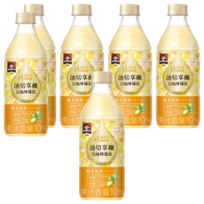 QUAKER 桂格 油切享纖白柚檸檬飲, 450ml, 6瓶