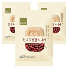 ORGA 國產紅豆玄米最中餅, 3個, 104g