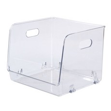 Day Rhythm廚房置物架收納盒籃子, 1個, 透明