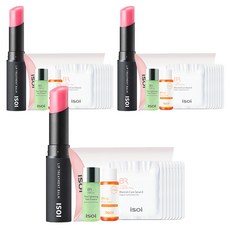 ISOI 伊所愛 保加利亞玫瑰護唇膏 + 6 試用裝, 粉紅色, 3組