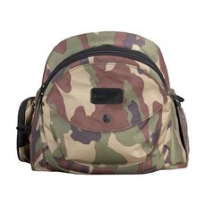 tushbaby 精品腰凳包, 五個多功能置物袋, 四種不同背法, 防潑水, 可洗衣機洗, 19 x 10 x 9.5cm, 迷彩森林