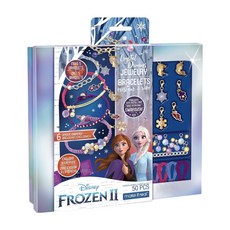 美麗夢工坊 水晶串珠組 內含多種形象墜飾 自由選配組合 一盒可組成至少五條手鍊, 冰雪奇緣2, 1盒