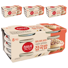 햇반 잡곡밥, 210g, 32개