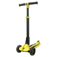 바니랜드 람보르기니 매버릭 아동용 접이식 LED휠 킥보드 2024년, 옐로우, 1개