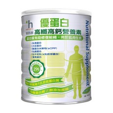 易而善 優蛋白高纖高鈣營養素 奶粉, 900g, 1罐
