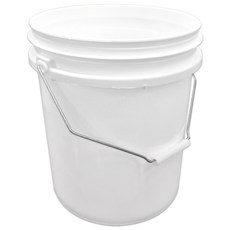 월드크린 오픈 손잡이 휴지통 20L, 화이트