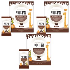 Mediwell 綜合維他命含鈣鋅粉包 巧克力口味 10包入, 210g, 3盒