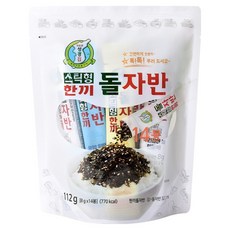 지도표성경 스틱형 한끼 돌자반 김 랜덤발송 14p, 112g, 1개