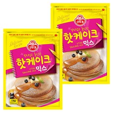 오뚜기 핫케이크 믹스, 1kg, 2개
