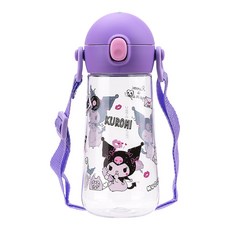 LiLFANT 三麗鷗背帶彈蓋Tritan水瓶, 酷洛米, 470ml, 1個