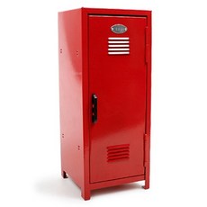 아트조이 탁상용 철제 미니 캐비닛, 레드, 1개