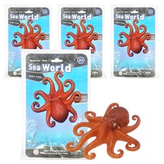 Sea World 章魚動物公仔, 4個