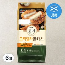 고메 모짜렐라 돈카츠 (냉동), 450g, 6개