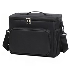 D.FAVE 素色保溫保冷袋, 黑色, 1個