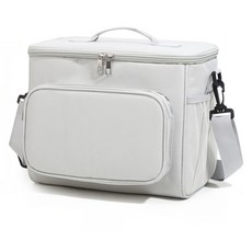 D.FAVE 素色保溫保冷袋, 灰色, 1個