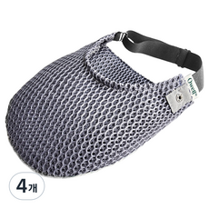 Owell 깁스 양말 쿨 그레이 M(220~260mm), 4개