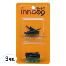 이노공구 목재용 흑색 코스나사 2종 x 10p 세트 NIT304, 3세트