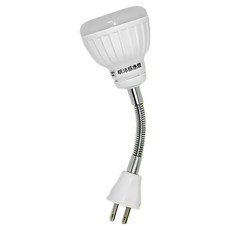 明沛 5W 可彎式插頭 MP-4862-1 感應燈系列，插頭型/螺旋型兩種規格，適用於樓梯/走廊/房間/儲藏室, 白光, 1個