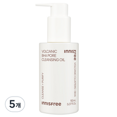 이니스프리 화산송이 모공 바하 클렌징 오일, 150ml, 5개