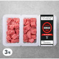 코빅푸드 호주산 냉장 간편 카레용 소고기 (냉장), 600g, 3개