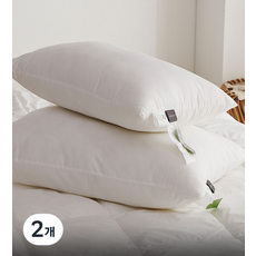 Homuro 可水洗飯店枕芯, 白色, 2個