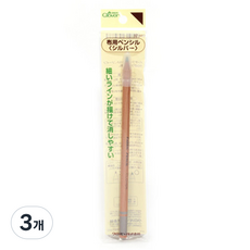 Clover 可樂牌 布料用鉛筆, 黃色, 3個