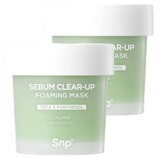 Snp 深層毛孔淨化泡泡面膜 100ml, 1入, 2個