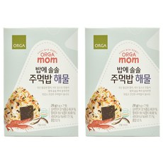 ORGA 孩童拌飯海苔香鬆, 海鮮口味, 28g, 2盒