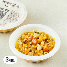 베이비본죽 한방닭갈비찜 100g + 감자채 카레볶음 100g, 200g, 3세트
