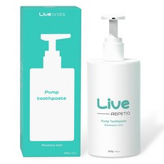 라이브오랄스 레페티오 펌핑치약, 300g, 1개