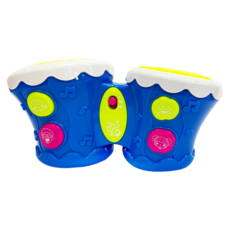 HUANGER 寶寶音樂拍拍鼓, 藍色, 1個