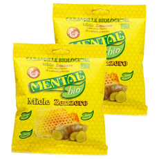 Mental 蜂蜜薑糖, 2袋, 90g