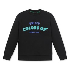 UNITED COLORS OF BENETTON. KIDS 兒童彩色毛圈大學T QAMTP1241