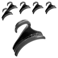 피키픽스 옷걸이형 가방 핸드백 스카프 넥타이 걸이, 그레이, 6개