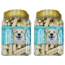 倍思特 多效機能潔牙骨 800g 2罐 全犬種適用 潔牙護齒 關節保健, 牛奶