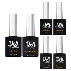 Deli Beauty 完美封層膠 10ml + 霧面封層膠 10ml, 單一顏色, 3個