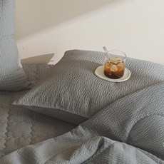 아망떼 포휴즈 시어서커 리플 2겹 베개커버
