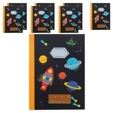 heLLo MORIS 宇宙10格筆記本 小學1-2年級, 混合顏色, 8個