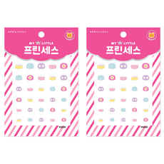 에이프릴네일 마이리틀 프린세스 키즈 네일스티커, P003K 살랑살랑 봄바람, 2개